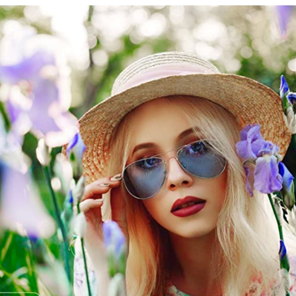 Classic Blue Lens Aviator Sunnies NWT